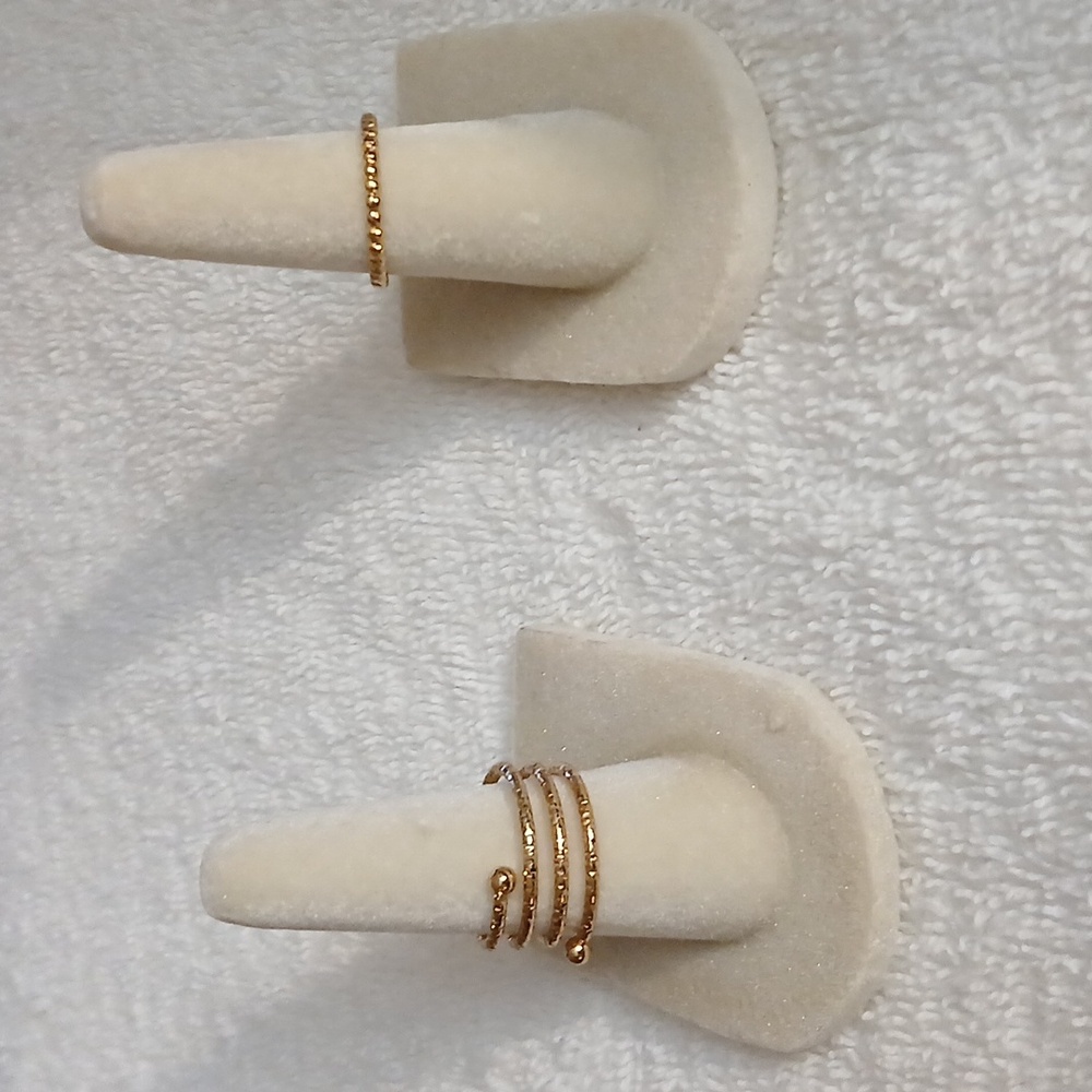 Gold-Tone Rings